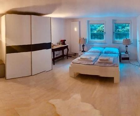 Souterrain Zimmer Mit Separatem Eingang Und Bad Düsseldorf Eksteriør bilde
