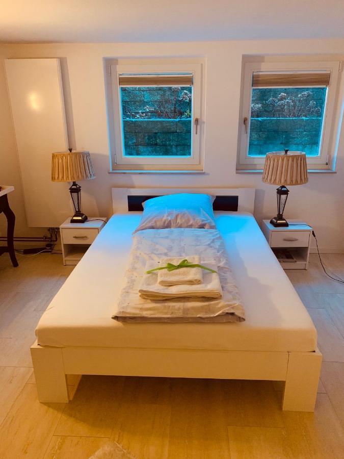 Souterrain Zimmer Mit Separatem Eingang Und Bad Düsseldorf Eksteriør bilde